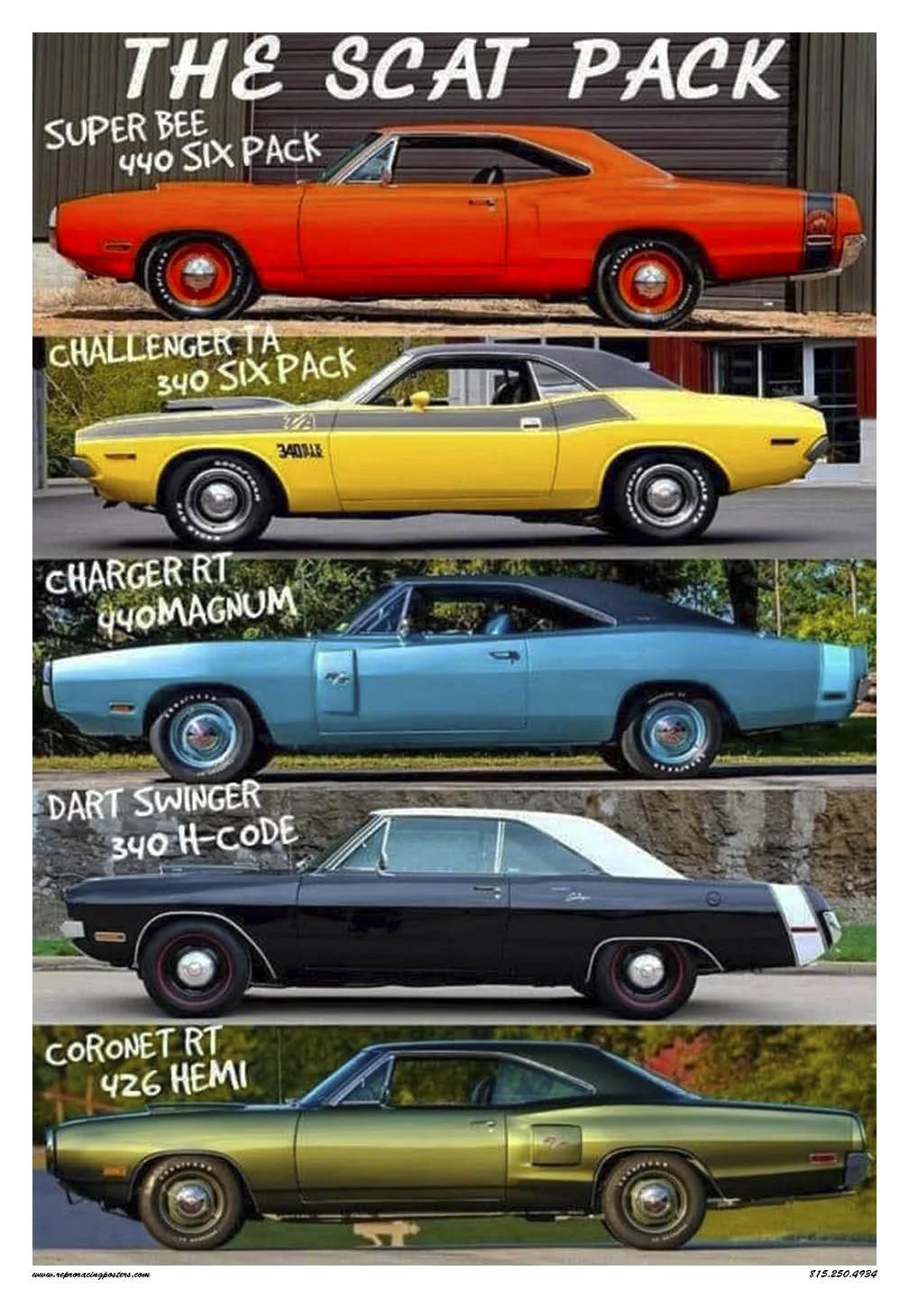 Scat Pack 5 View Dodge Muscle