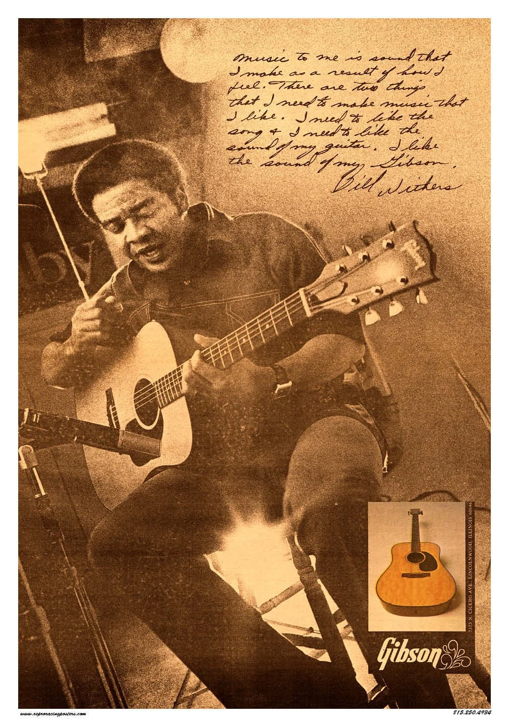 Bill Withers Gibson