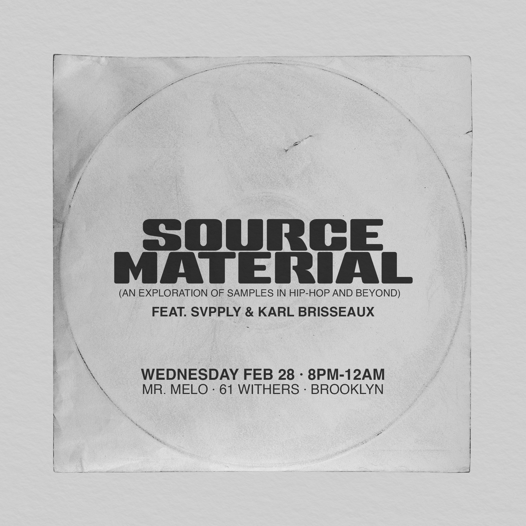 Source Material @ Mr. Melo