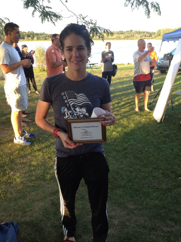 First Place Overall 2k open Water Michigan :)