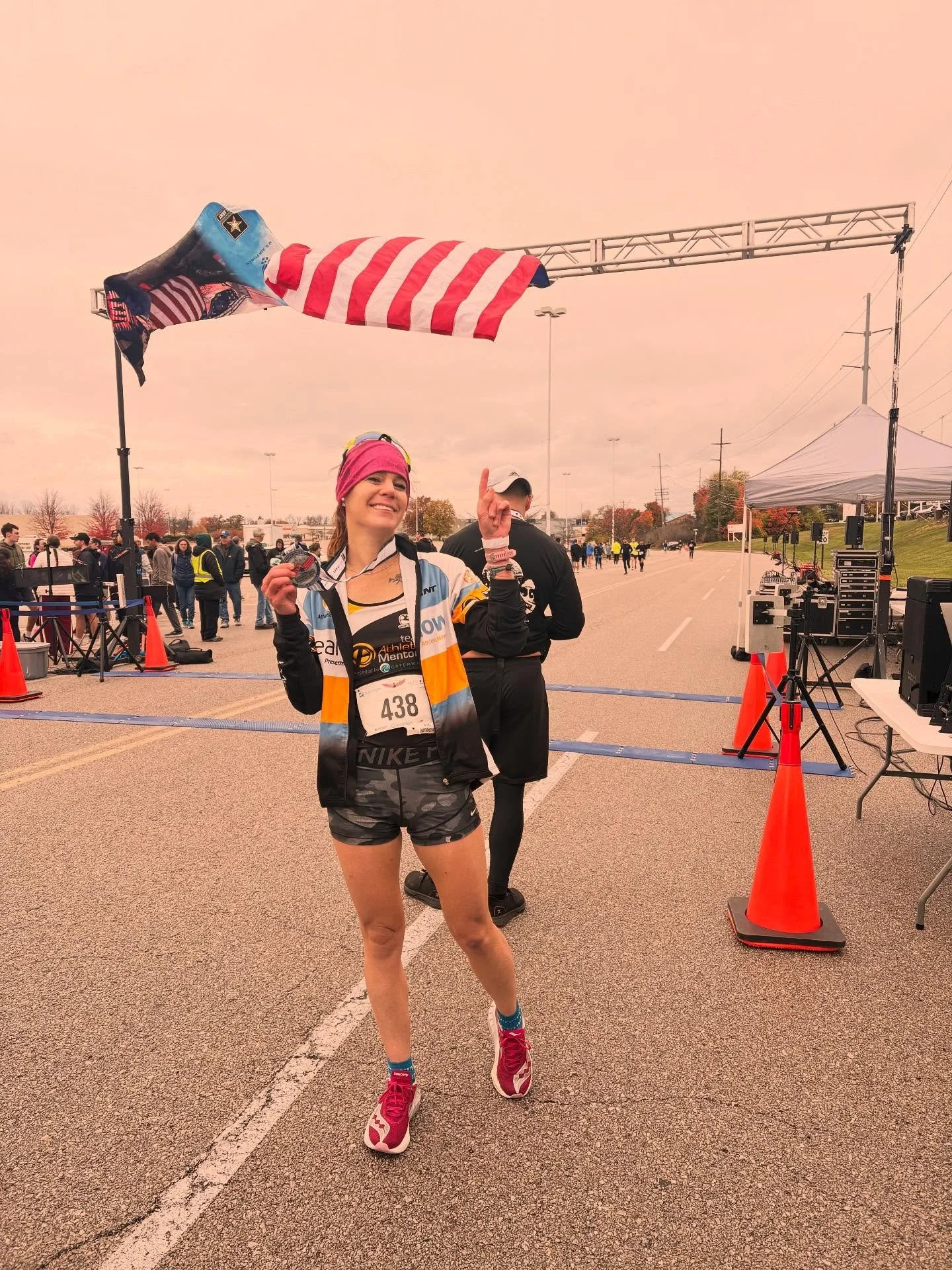 Last Sunday, I did a fun hilly half-marathon on a cold day. I Started and Finished in First Place Overall. 🐎🏆

Thank you to the volunteers, organizers, and special thanks to the lead bike volunteer &mdash; it really inspired me❤️&zwj;🔥, helped me 