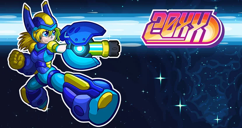 20XX 20XX is a roguelike action platformer that you can play with a friend. Jump and shoot your way through ever-changing levels, collect awesome new powers, and battle mighty bosses in the name of saving the human race maybe! 20XX also features full co-op. Play with a friend on the couch or over the internet! Grimlock's Must or Bust: Must - I don't need to say much, A Mega Man style platformer with local and online co-op, yep this is a MUST!