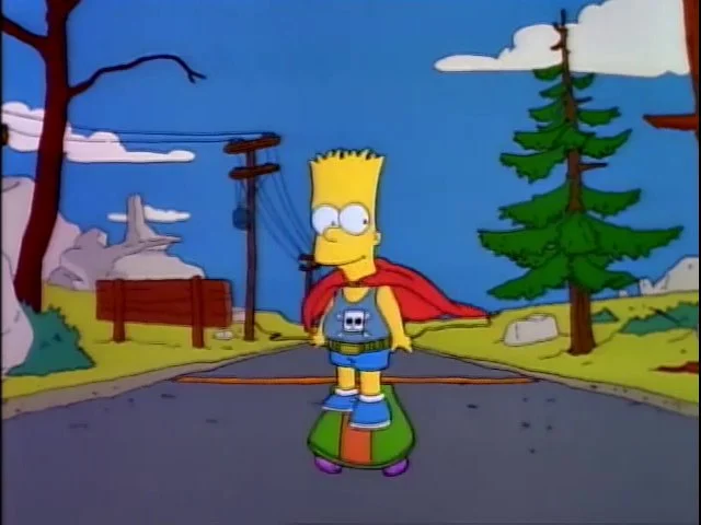 Bart the Daredevil episode artwork