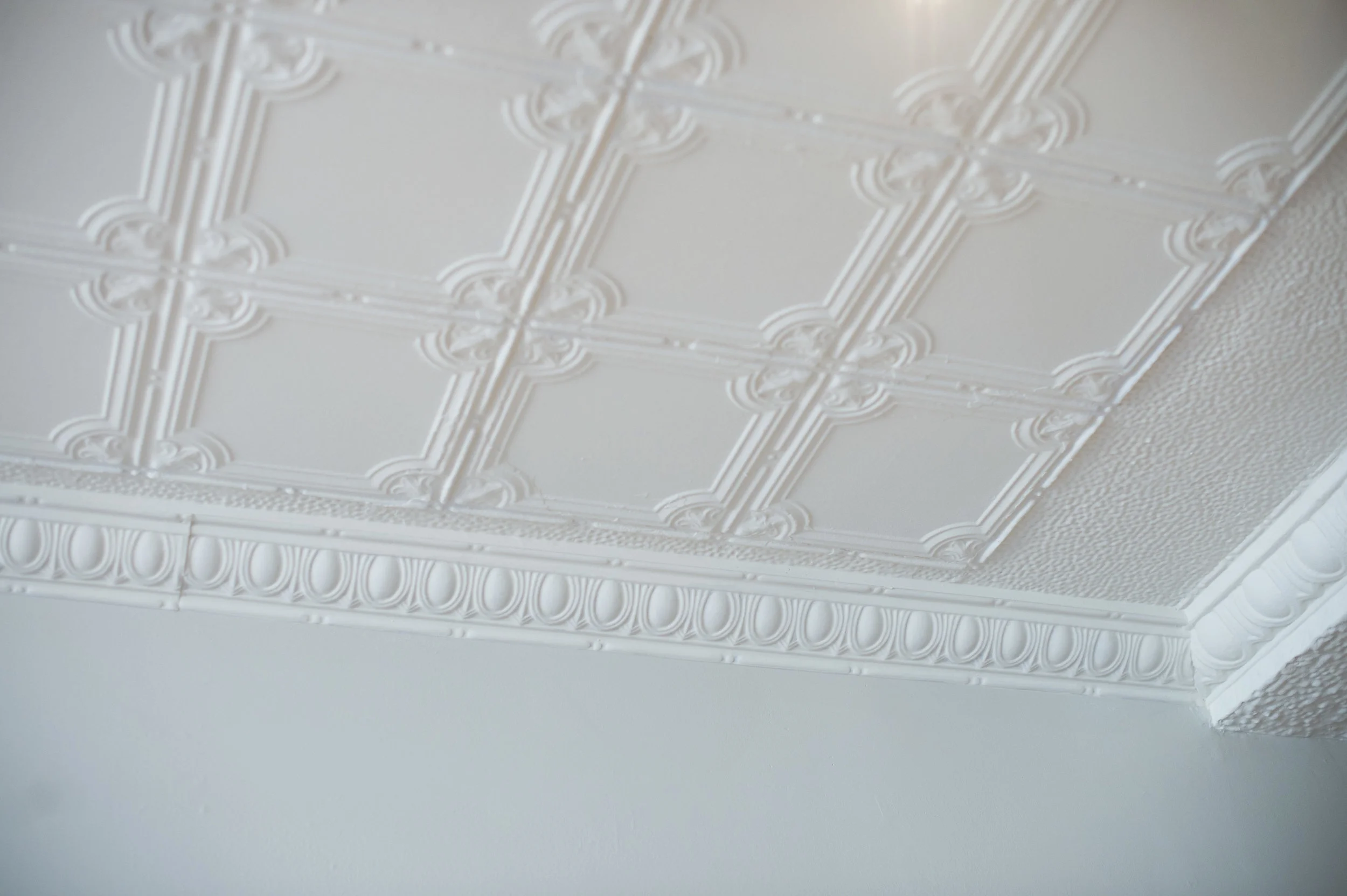 After: Lookin' so good after multiple coats of primer and a flat finish coat. Thank you to our wonderful painting crew for their backbreaking work to restore this beauty!