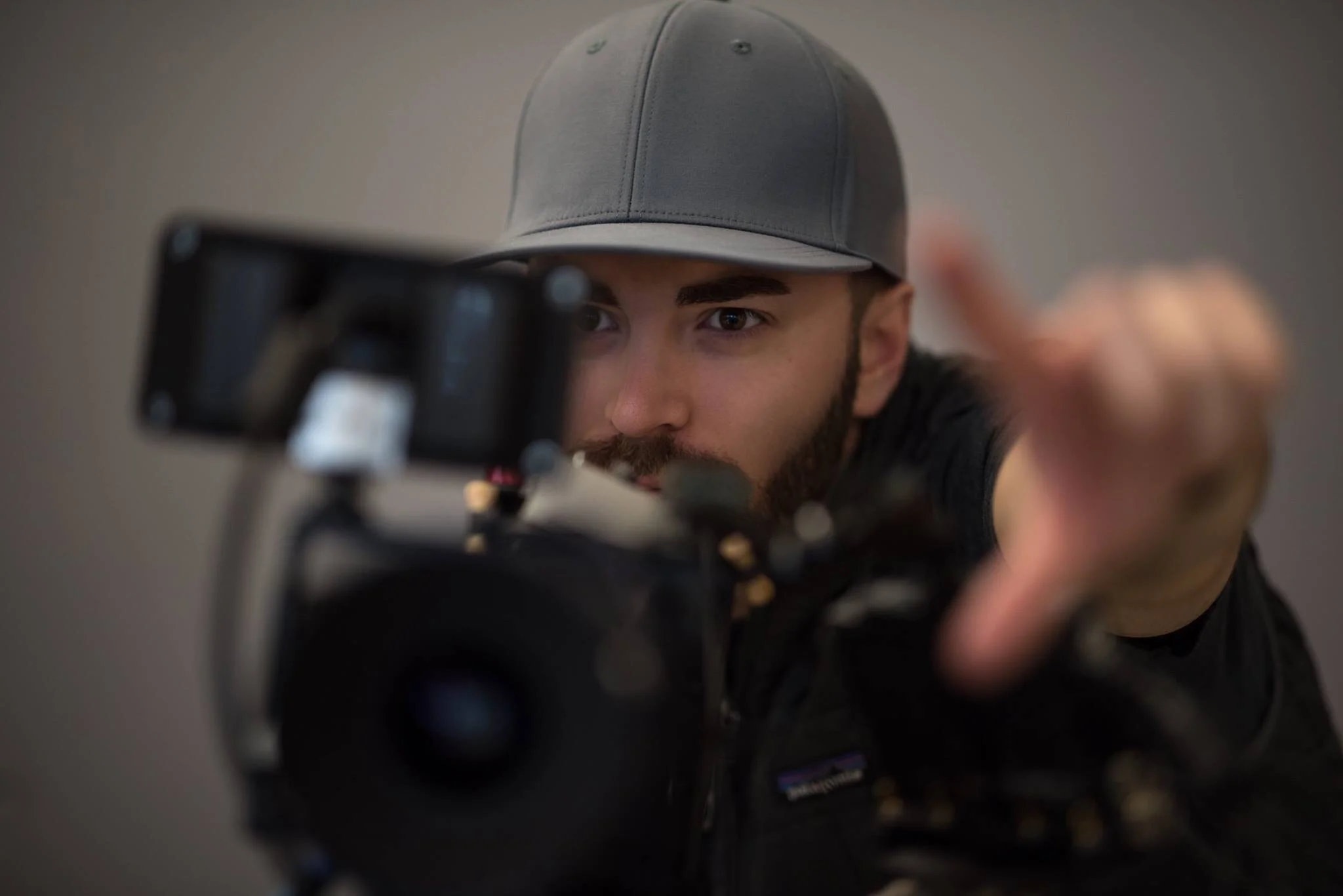 On the set of our feature film, Ultra Low (2018).