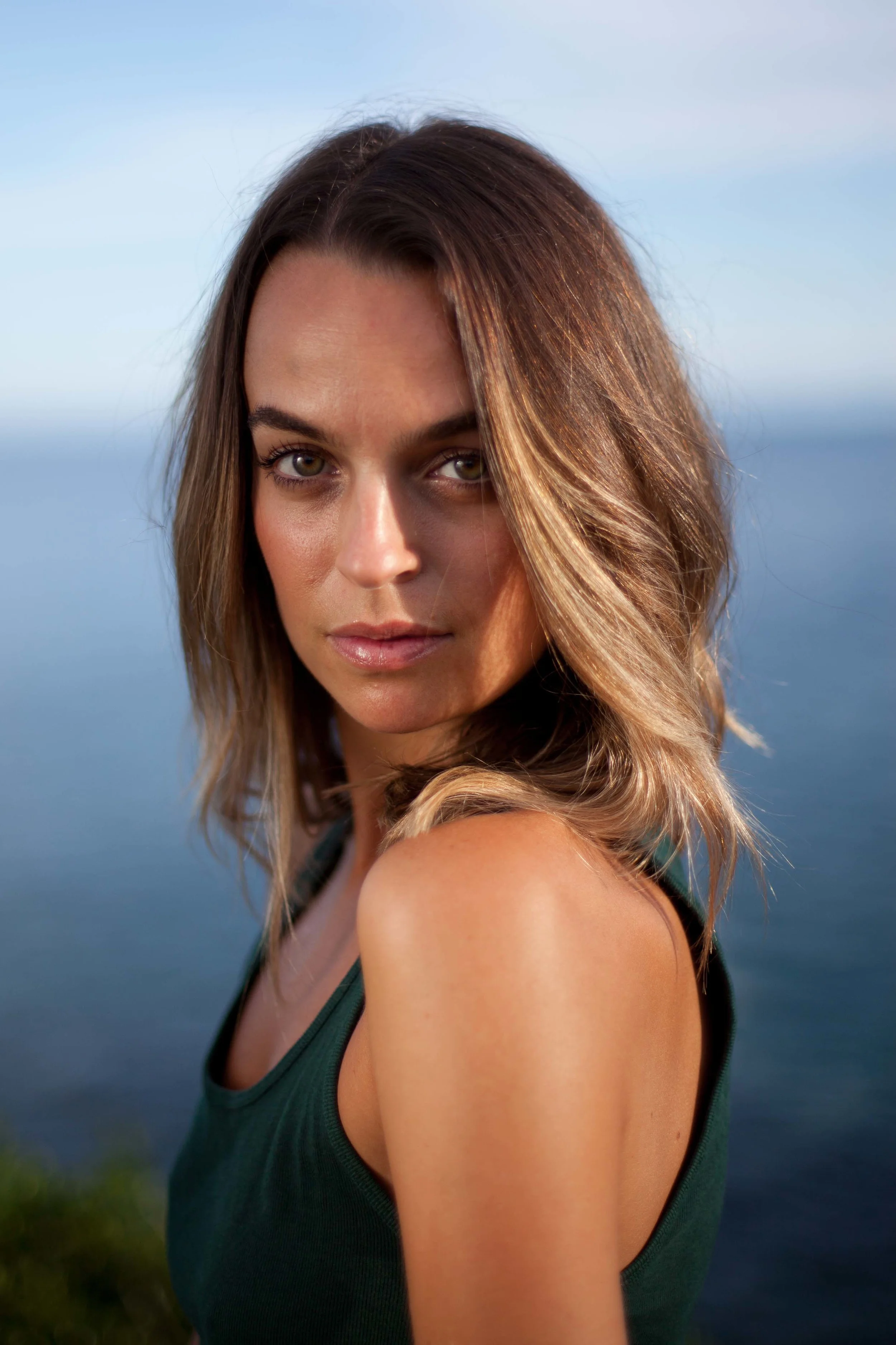 Actress Bianca Bradey at Bondi Beach, Australia
