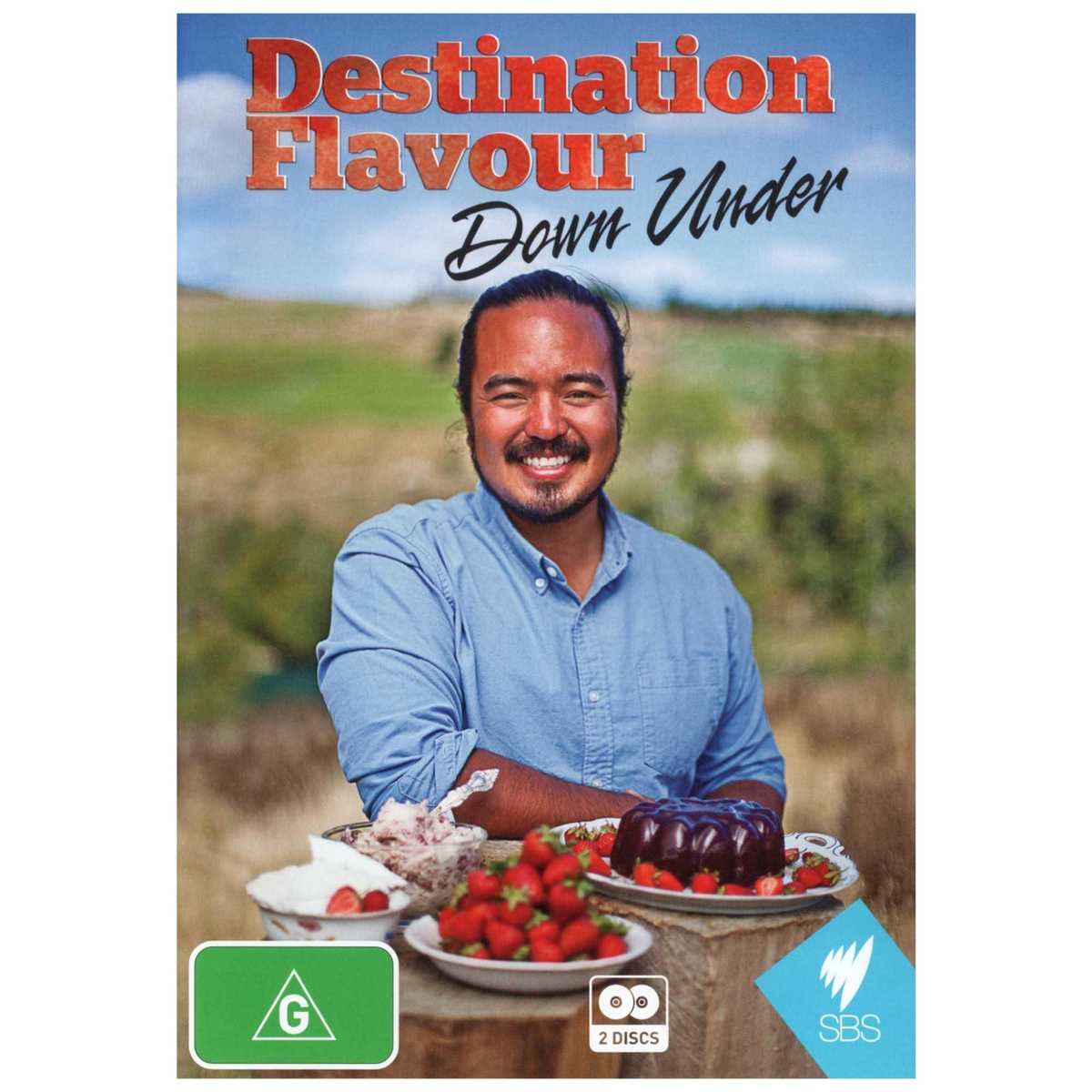 DVD Cover of Destination Flavour Down Under with Chef Adam Liaw