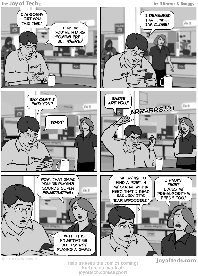 &nbsp;   Via   &nbsp;the Comic Mages -&nbsp;&nbsp;   Nitrozac   &nbsp;and    Snaggy    at    The Joy of Tech®!