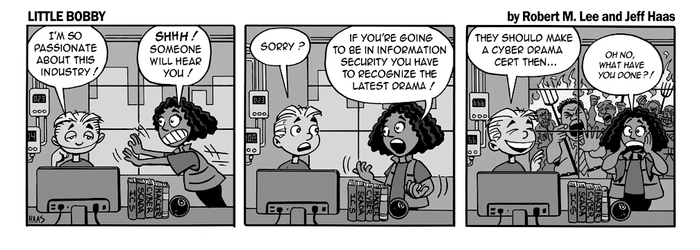via&nbsp;the erudite information security cognition of&nbsp;Robert M. Lee&nbsp;&amp; the outstanding illustration talent of&nbsp;Jeff Hass&nbsp;at&nbsp;Little Bobby Comics.