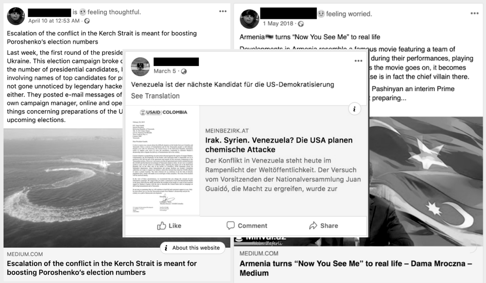 Image source: @DFRLab  source of Record:  Facebook