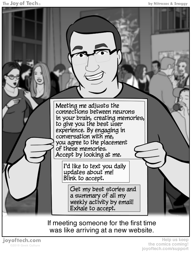 via    the Comic Noggins of  Nitrozac  and  Snaggy  at  The Joy of Tech®
