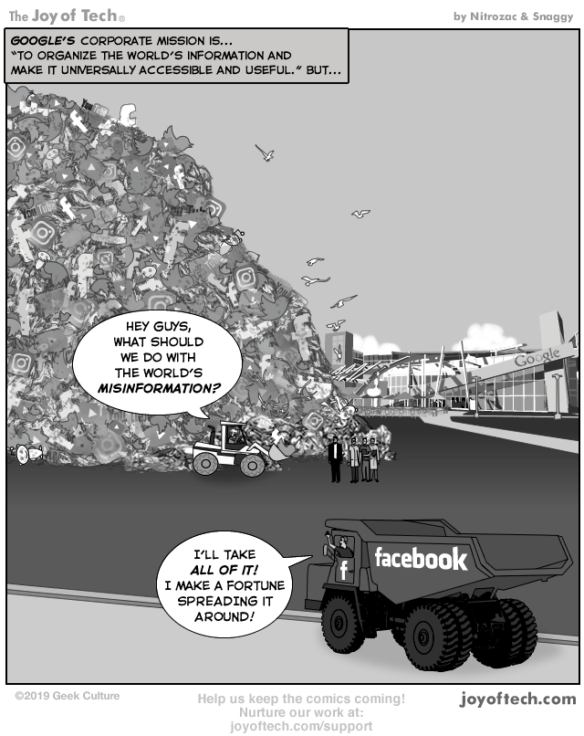 via    the Comic Noggins of  Nitrozac  and  Snaggy  at  The Joy of Tech®
