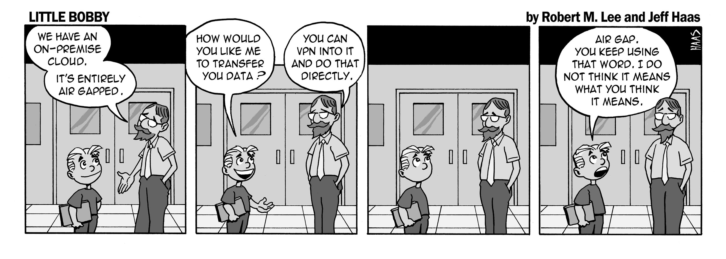 via the respected information security capabilities of Robert M. Lee &amp; the superb illustration talents of Jeff Hass at Little Bobby Comics.