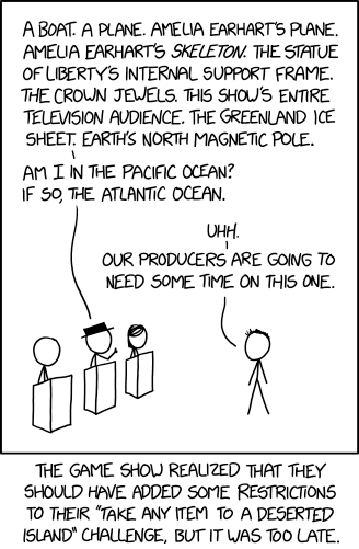 via  the comic delivery system monikered  Randall Munroe  at  XKCD !