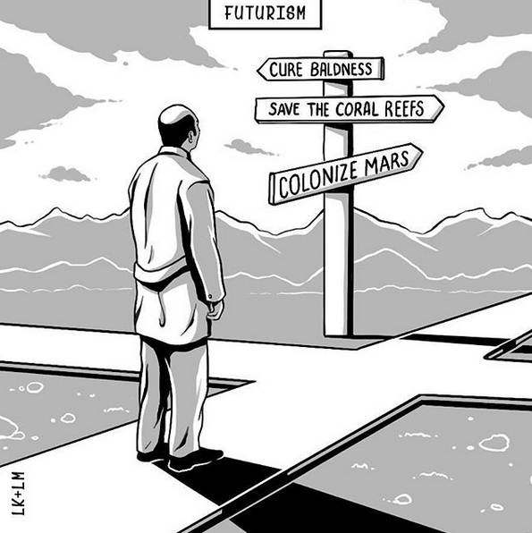 via   Luke Kingma  and  Lou Patrick-Mackay  at   Futurism Cartoons