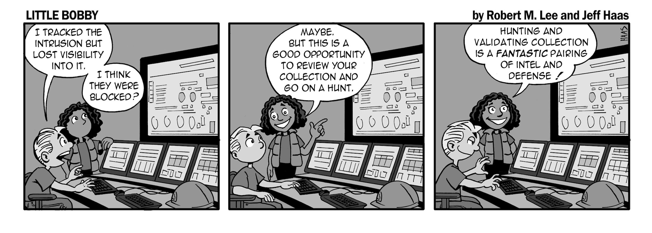 via the respected information security capabilities of Robert M. Lee &amp; the superlative illustration talents of Jeff Haas at Little Bobby Comics.
