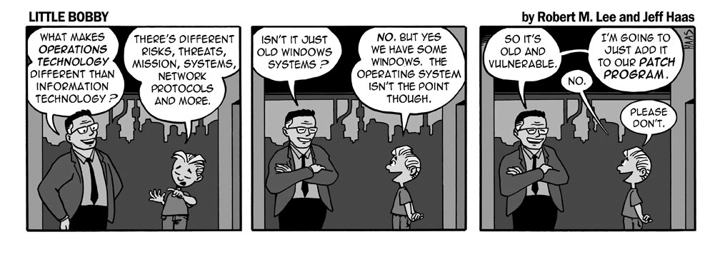 via the respected information security capabilities of Robert M. Lee &amp; the superlative illustration talents of Jeff Haas at Little Bobby Comics.