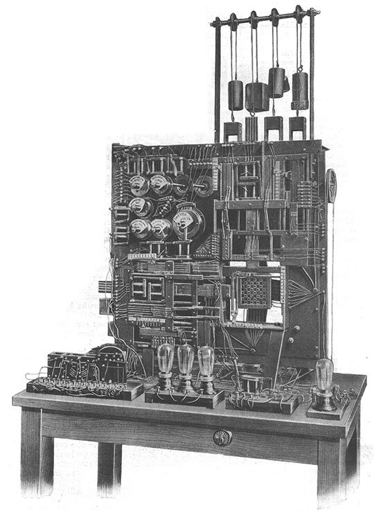 collision detection: El Ajedrecista -- an analog chess-playing computer  from 1912