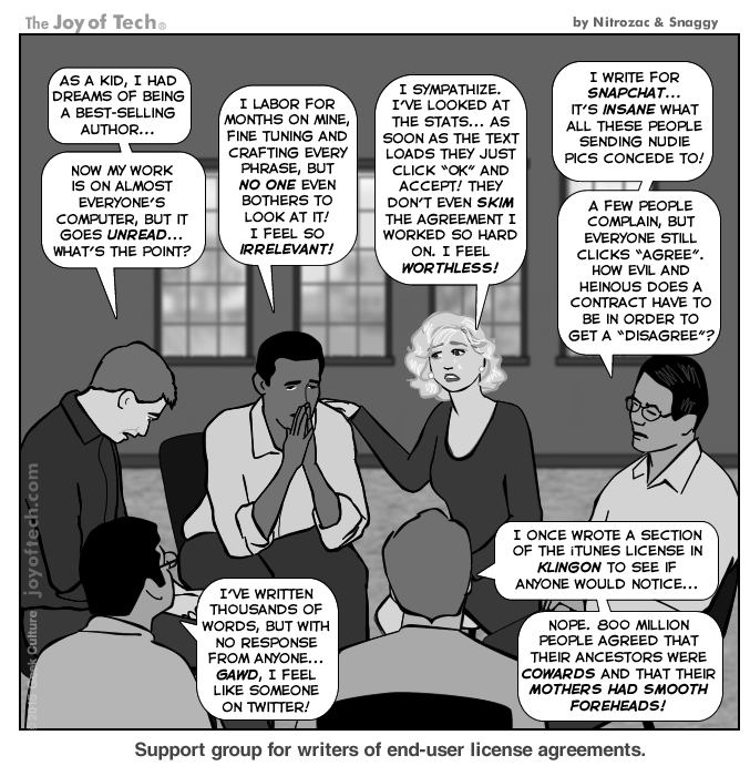 via the Comic Noggins of Nitrozac and Snaggy at The Joy of Tech® !