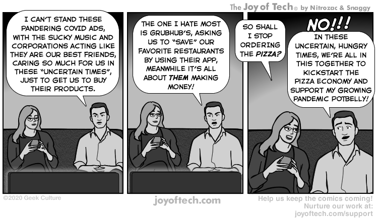 Via     the  Comic Noggins  of   Nitrozac     and     Snaggy     at     The Joy of Tech®    !