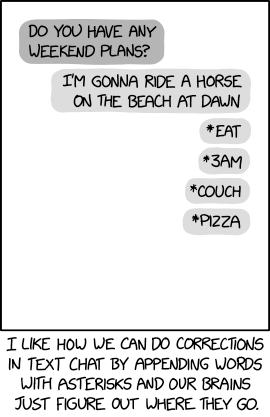 via  the comic delivery system monikered  Randall Munroe  resident at   XKCD  !