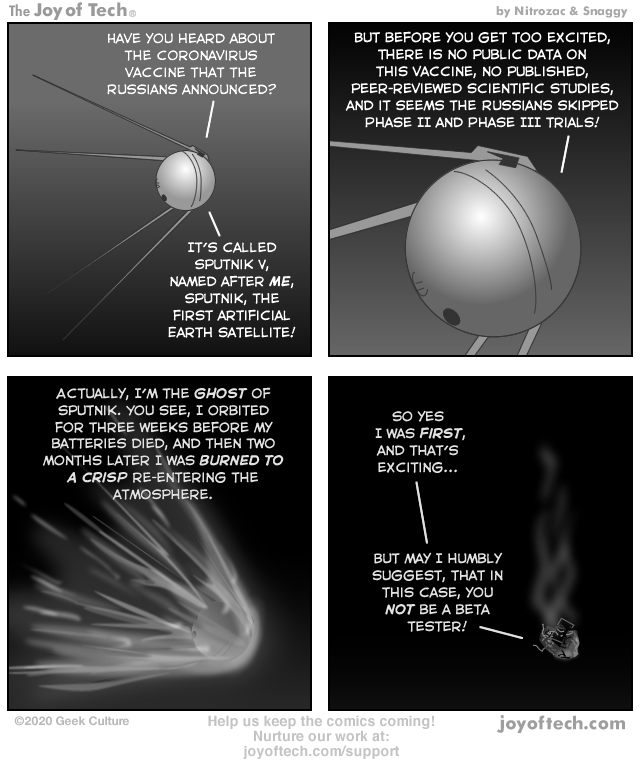 Via the Comic Noggins of Nitrozac and Snaggy at The Joy of Tech® !