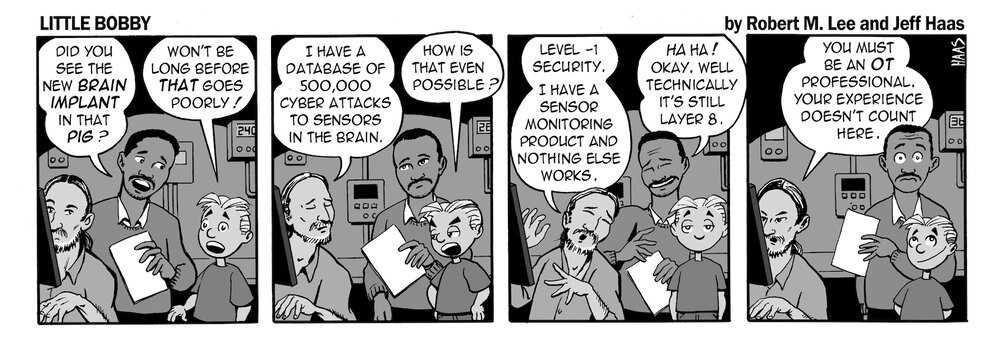 via    the respected information security capabilities of   Robert M. Lee     &amp; the superlative illustration talents of   Jeff Haas   at   Little Bobby Comics  .