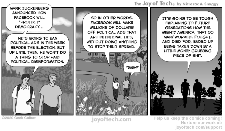 via the Comic Noggins of Nitrozac and Snaggy at The Joy of Tech® !