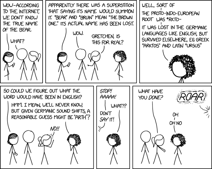 via the comic delivery system monikered Randall Munroe resident at XKCD !