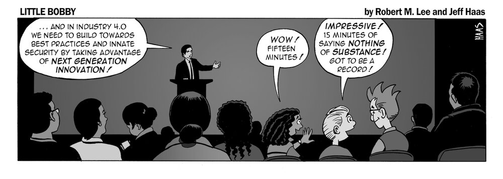 via the respected information security capabilities of Robert M. Lee & the superlative illustration talents of Jeff Haas at Little Bobby Comics .