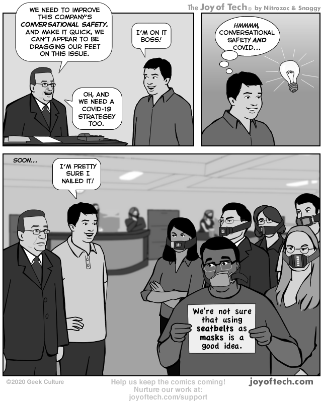 via     the  Comic Noggins  of   Nitrozac     and     Snaggy     at    The Joy of Tech®  !