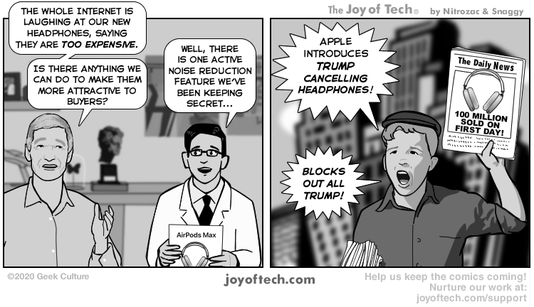 via the Comic Noggins of Nitrozac and Snaggy at The Joy of Tech® !
