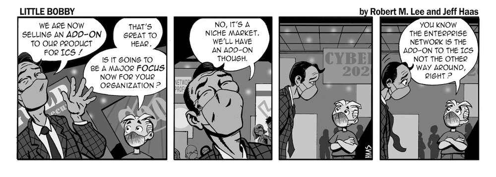 via the respected information security capabilities of Robert M. Lee & the superlative illustration talents of Jeff Haas at Little Bobby Comics !