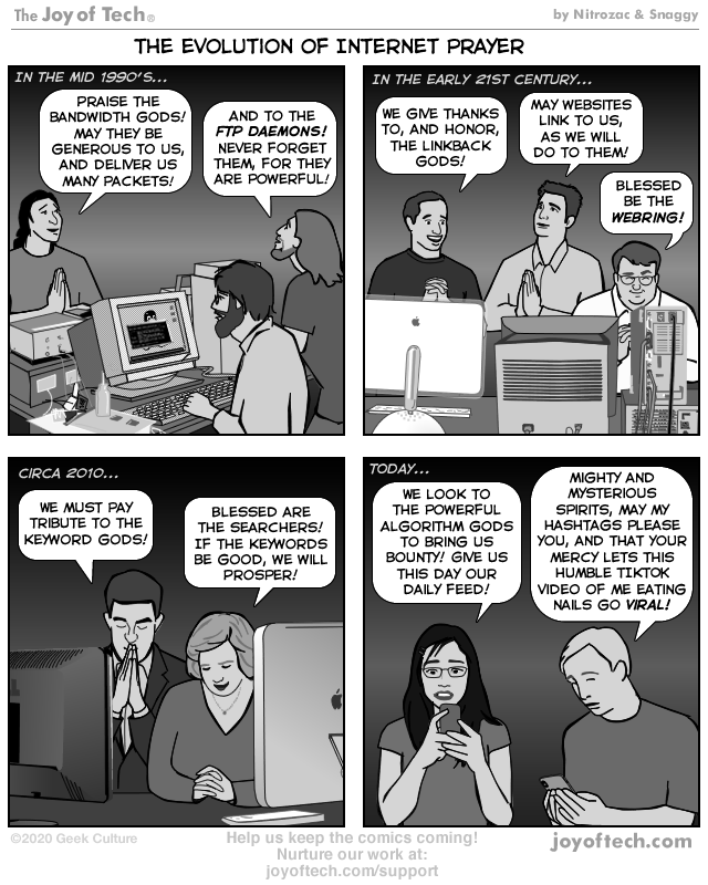 via   the  Comic Noggins  of   Nitrozac     and     Snaggy     at    The Joy of Tech®  !