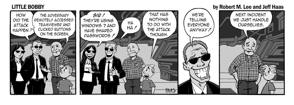 via the respected information security capabilities of Robert M. Lee &amp; the superlative illustration talents of Jeff Haas at Little Bobby Comics