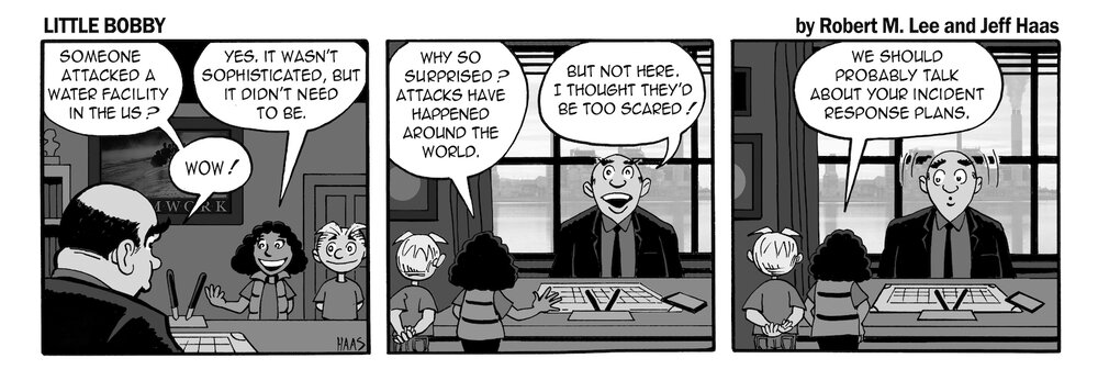 via the respected information security capabilities of Robert M. Lee &amp; the superlative illustration talents of Jeff Haas at Little Bobby Comics