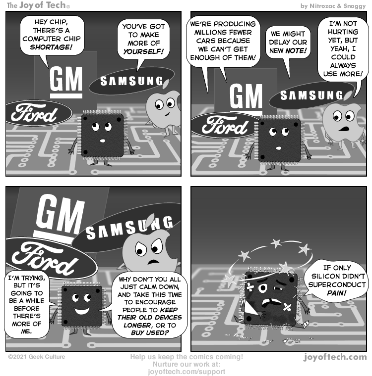 via the Comic Noggins of Nitrozac and Snaggy at The Joy of Tech® !