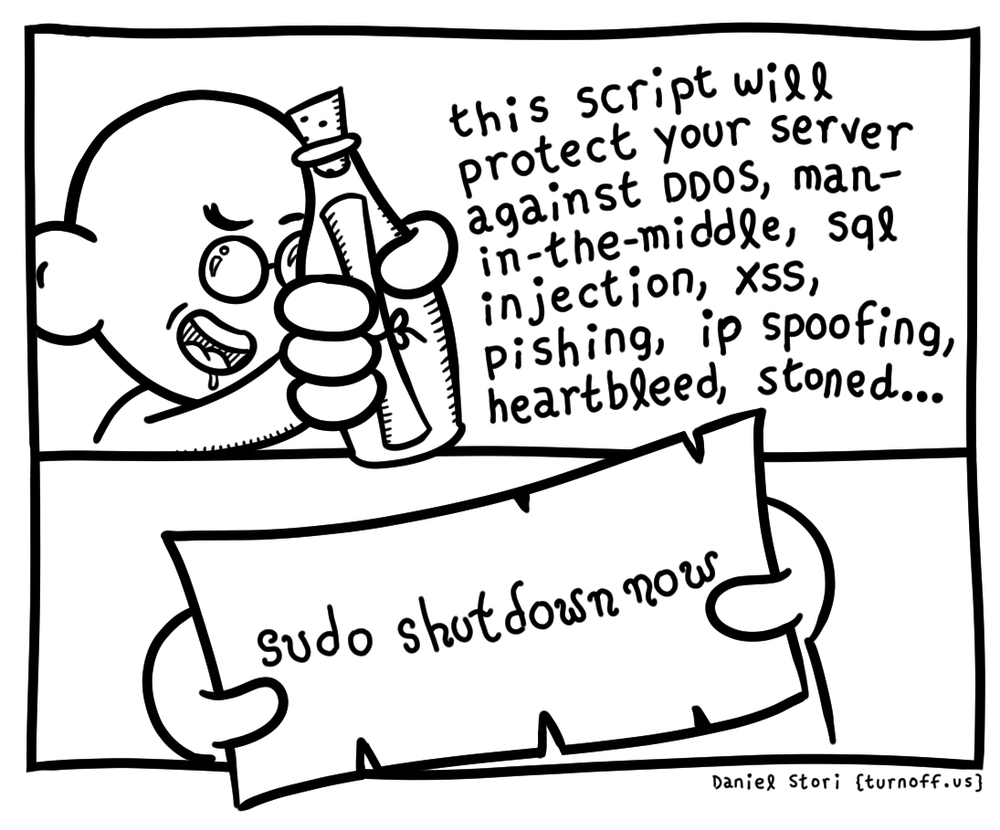 via   the the webcomic talent of the inimitable   Daniel Stori   at   turnoff.us  !