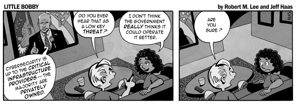 via the respected security expertise of Robert M. Lee and the superlative illustration talents of Jeff Haas at Little Bobby Comic