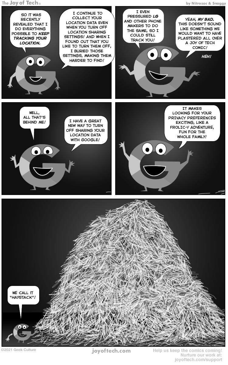 via     the Comic Noggins of   Nitrozac   and   Snaggy   at   The Joy of Tech®  !