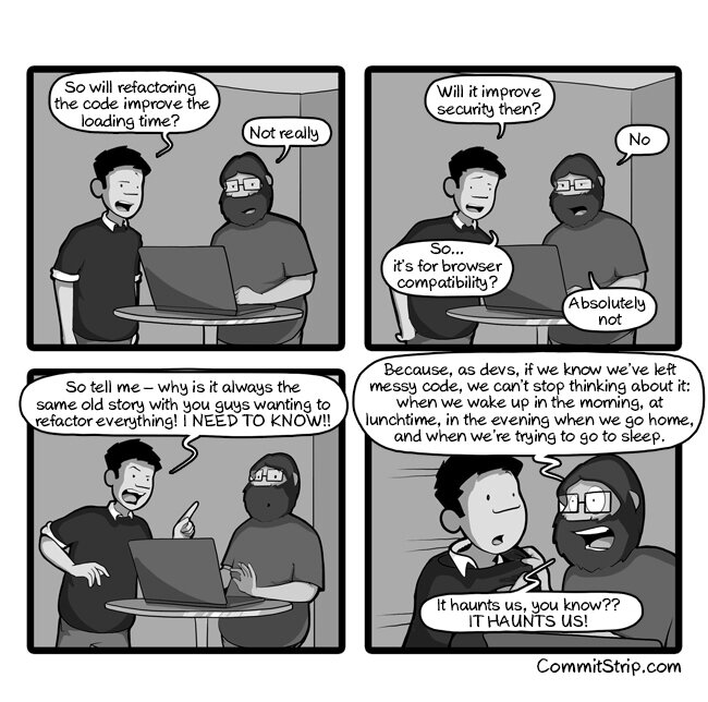 via the textual amusements of Thomas Gx, along with the Illustration talents of Etienne Issartia and superb translation skillset of Mark Nightingale - the creators of CommitStrip!