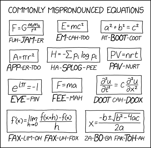 via the comic artistry and dry wit of Randall Munroe , resident at XKCD !
