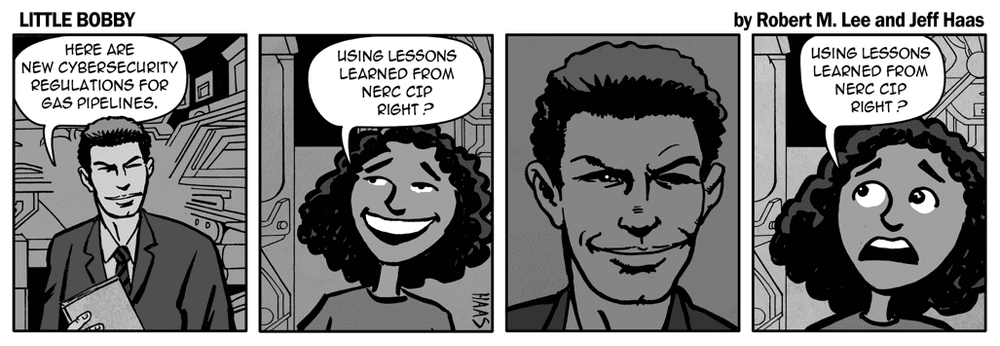 via     the respected security expertise of   Robert M. Lee   and the superlative illustration talents of   Jeff Haas   at   Little Bobby Comic