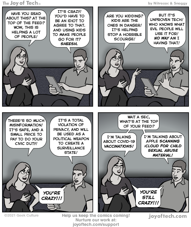 via the Comic Noggins of Nitrozac and Snaggy at The Joy of Tech® !