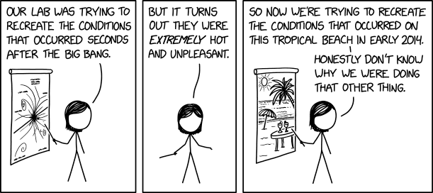 via the comic artistry and dry wit of Randall Munroe, resident at XKCD!