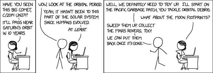 via the comic artistry and dry wit of Randall Munroe, resident at XKCD!