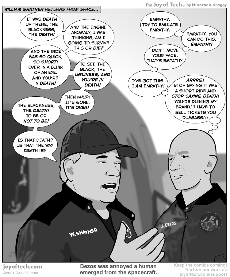 via the Comic Noggins of Nitrozac and Snaggy at The Joy of Tech®!