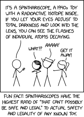 XKCD 'Spinthariscope'