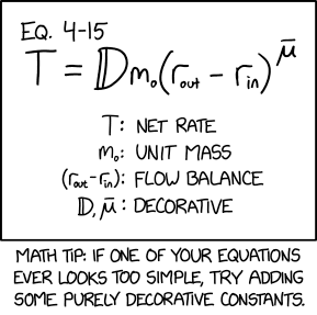 XKCD 'Decorative Constants'