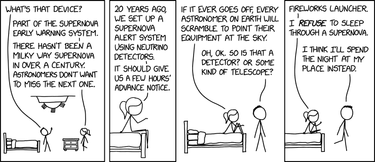 Randall Munroe’s XKCD ‘SNEWS’